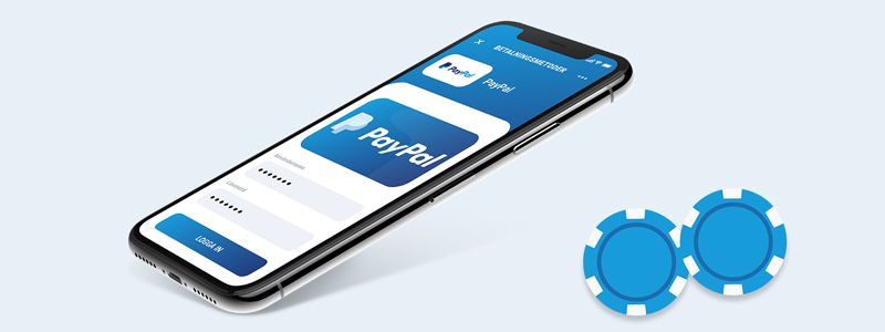 PayPal-logotyp på mobil enhet